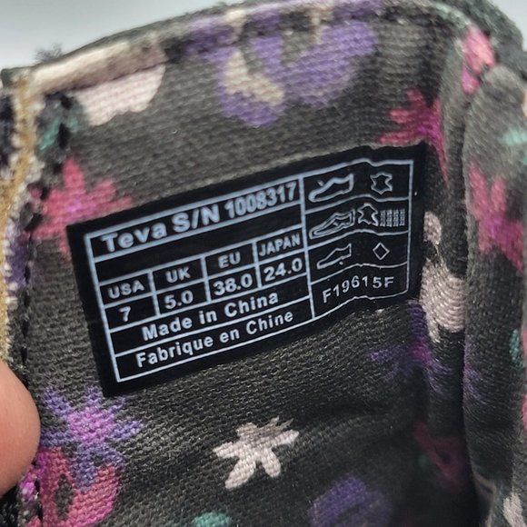 Teva Foxy Womens 7 Black Bootie Ankle Leather Zipper Walking Fashion 1008317 - Picture 9 of 12